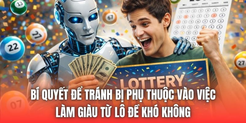 Bí quyết để tránh bị phụ thuộc vào việc làm giàu từ lô đề khó không